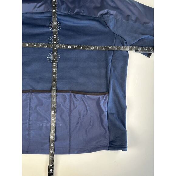 North Face Men’s Trailwear Winter Warm Short Sleeve Overshirt XL Navy Blue - Picture 3 of 9